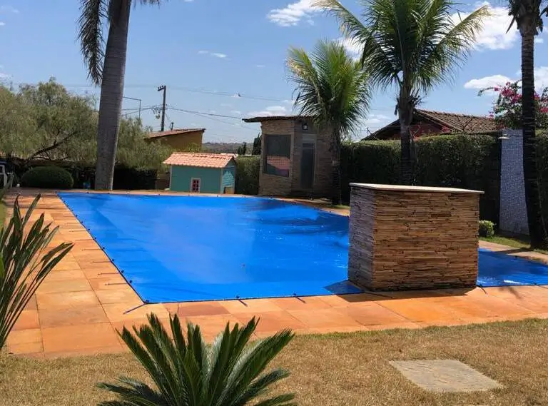 Capa de piscina Azul